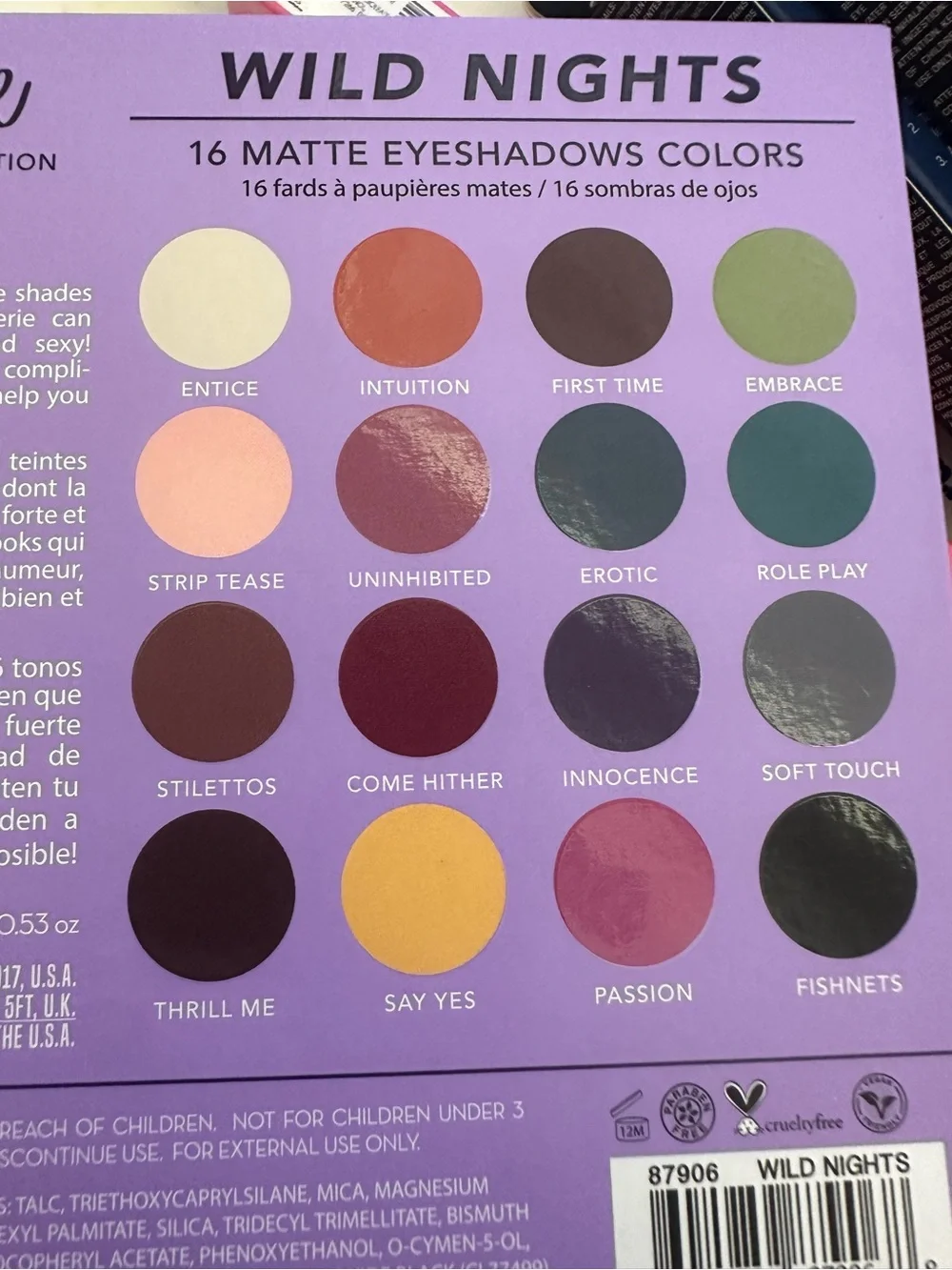 Colorful Eyeshadow Palette – Assorted Shades